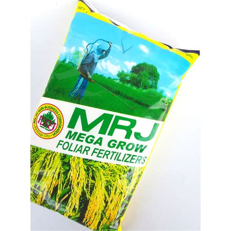 MRJ Mega Grower Foliar Fertilizer 1kg .